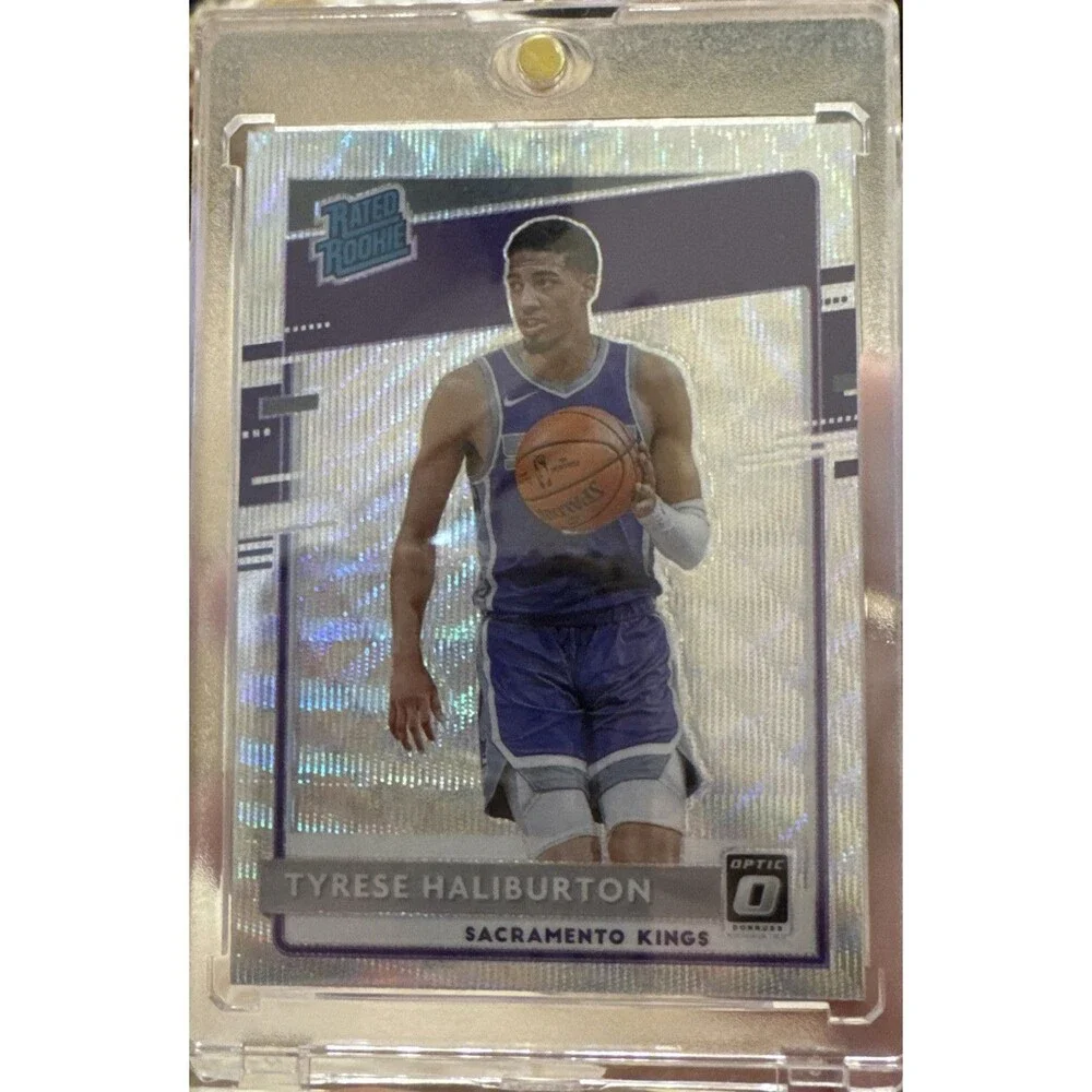 TYRESE HALIBURTON Silver Wave Optic Rookie #162 - SHARP CONDITION ALL-STAR